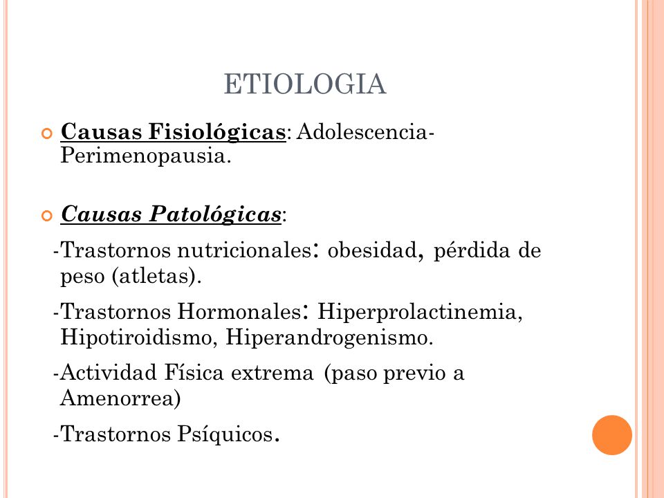 causas de trastornos hormonales